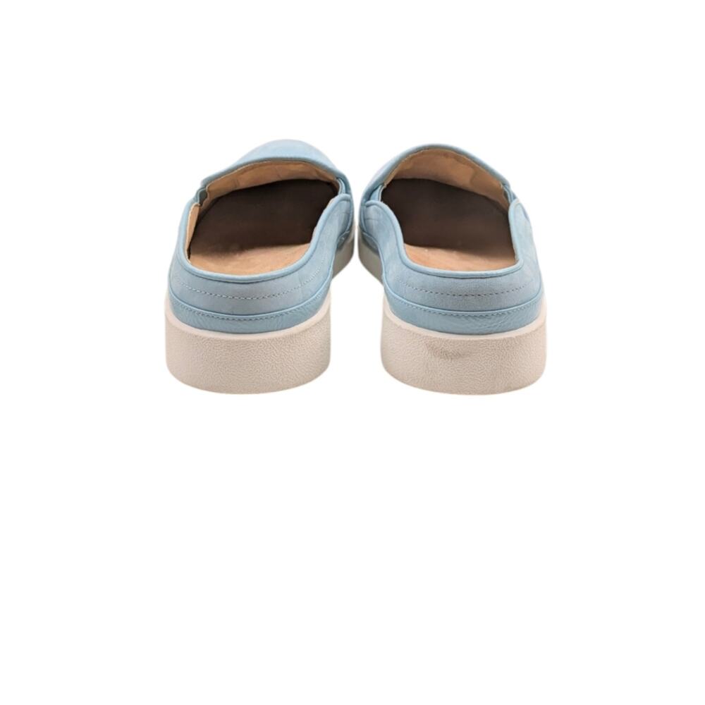 Vionic Effortless Blue Nubuck Slip On Mule Sneakers Orthotic 9.5 S4052 - Picture 13 of 13